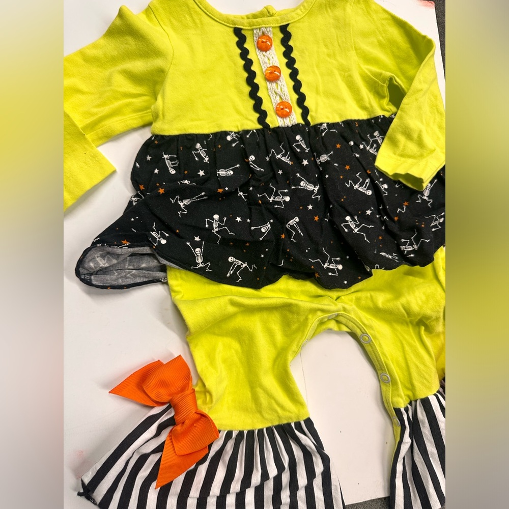 Ricrac & Ruffles Glow In The Dark Romper